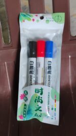 Mix Color Marker Pen used in all kinds of school, college (3 Pcs Set) - Full Detail by Nari Haat, Indian ethnic wear,...