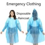 Portable Adult Waterproof Raincoat Cardigan for Outdoor Travel (1 Pc) - Closeup Embroidery by Nari Haat, Indian ethni...