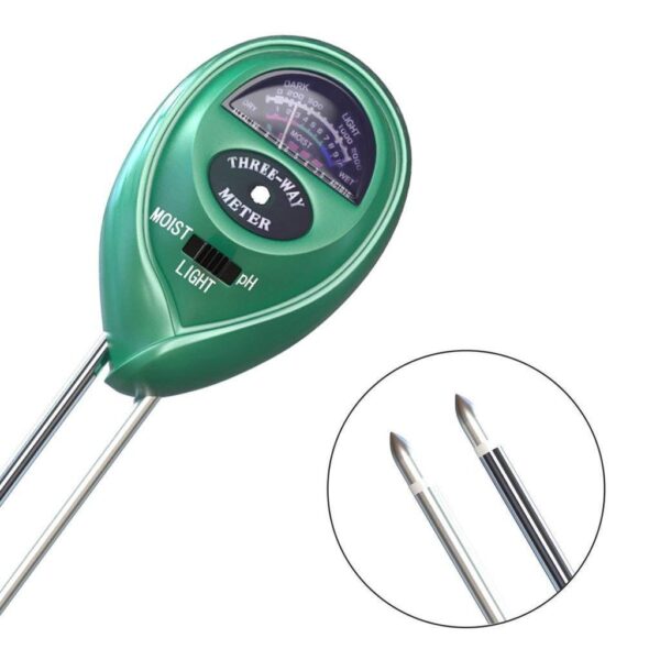 Green 3-in-1 Plant Soil Tester