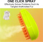 3-in-1 Cat Steamy Brush – Self-Cleaning Pet Grooming & Hair Removal Comb - Full Detail by Nari Haat, Indian ethnic ...