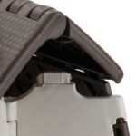 18 Inch Non-Slip Folding Stool for Kitchen, Bathroom & Garden - Fabric Detail by Nari Haat, Indian ethnic wear, women...