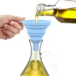 Flexible Silicone Kitchen Funnel Liquid / Powder Transfer Hopper Food (Small) - Closeup Embroidery by Nari Haat, Indi...