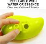3-in-1 Cat Steamy Brush – Self-Cleaning Pet Grooming & Hair Removal Comb - Sleeve Design by Nari Haat, Indian ethni...
