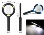Magnifying Glass with 3 Led Light 3X Power and Rubberized Handle - Neckline Detail by Nari Haat, Indian ethnic wear, ...