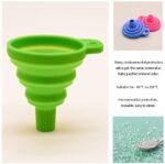 Flexible Silicone Kitchen Funnel Liquid / Powder Transfer Hopper Food (Small) - Fabric Detail by Nari Haat, Indian et...