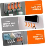 Wall Mounted Hook Towel Hook Rack Foldable Wall Hooks Mobile Holder Stand - Closeup Embroidery by Nari Haat, Indian e...