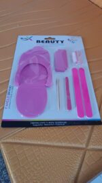 Personal Foot Care Tool Kit Pedicure Accessories Kit (9 Pcs Set) - Fabric Detail by Nari Haat, Indian ethnic wear, wo...