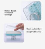 2-in-1 Portable Soap Dish & Dispenser: Roller, Drain Holes, Foaming - Full Detail by Nari Haat, Indian ethnic wear, w...