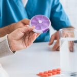 Cute 7-Day Pill Box Dispenser – Portable 7-Grid Medicine Organizer (1 Pc) - Closeup Embroidery by Nari Haat, Indian...