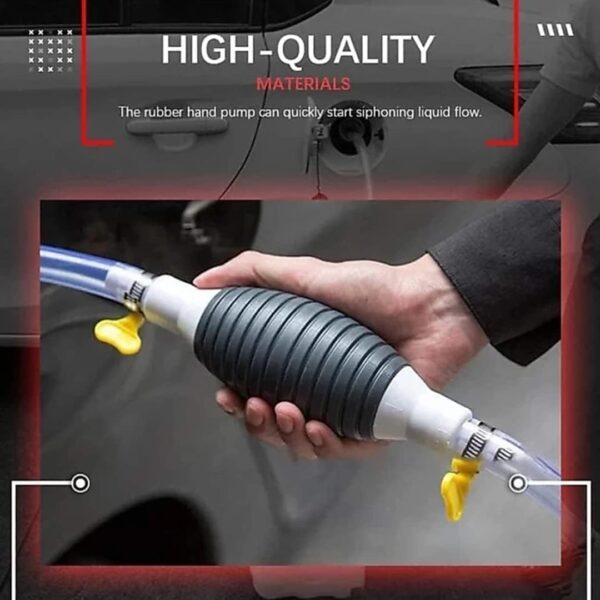 Portable Fuel Transfer Pump Kit for Petrol, Diesel & Liquids - Front View by Nari Haat, Indian ethnic wear, women clo...