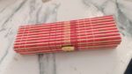 Multi-Purpose Handcrafted Bamboo Mat Style Pen Pencil & Makeup Box (1 Pc) - Full Detail by Nari Haat, Indian ethnic w...