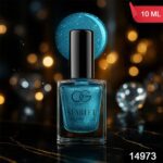 OG Beauty Aqua Bluebell Starlet Glitter Nail Paint (10 ML / 1 Pc) - With Dupatta by Nari Haat, Indian ethnic wear, wo...