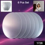 Elegant Oval Frameless Wall Mirror for Home & Office Decor (6 Pc) - With Dupatta by Nari Haat, Indian ethnic wear, wo...