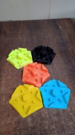 Multi-Angle Plastic Mobile Phone Stand Holder (1 pc / mix color) - Fabric Detail by Nari Haat, Indian ethnic wear, wo...