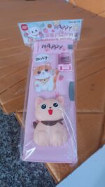 Magnetic Pencil Case / Compass Box With Sharpener (1 Pc) - Fabric Detail by Nari Haat, Indian ethnic wear, women clot...