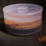 Plastic 3 Compartment Sprout Maker, White - Full Detail by Nari Haat, Indian ethnic wear, women clothing, designer suit