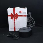 3D Illusion Multicolor Changing LED Night Lamp with Cat Design - Fabric Detail by Nari Haat, Indian ethnic wear, wome...