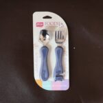 Supermom Foodie Stainless Steel Spoon & Fork (2 Pc Set) - Full Detail by Nari Haat, Indian ethnic wear, women clothin...