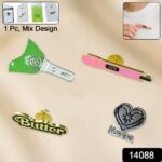 Stylish Metal Badge Pin – Single Piece (Random Design) - With Dupatta by Nari Haat, Indian ethnic wear, women cloth...