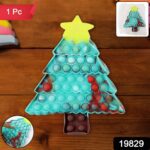 Premium Tree Shape Silicone Pop It Fidget Toy (1 Pc) - With Dupatta by Nari Haat, Indian ethnic wear, women clothing,...