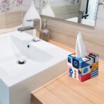Tissues Cube Box – and Practical Tissue Holder for Home & Office (50 Pcs Set) - Neckline Detail by Nari Haat, India...