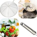 Large Oil Strainer Get Fried Food Stuffs Easily Without Any Problem And Damage - Fabric Detail by Nari Haat, Indian e...