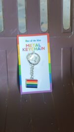 Rainbow Design Metal Keyring Key Chain (1 Pc Mix Design) - Full Detail by Nari Haat, Indian ethnic wear, women clothi...