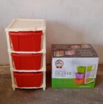 Multi-Purpose Anti-Slip 3 Layer Modular Drawer Storage System - Full Detail by Nari Haat, Indian ethnic wear, women c...