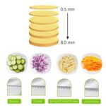 Multi functional Time Saving Adjustable Hand Press Vegetables Chopper - Image 8