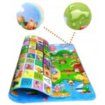 Waterproof Double Side Baby Play Floor Mat for Kids Home With Bag (Size 120 x 180cm) - Fabric Detail by Nari Haat, In...