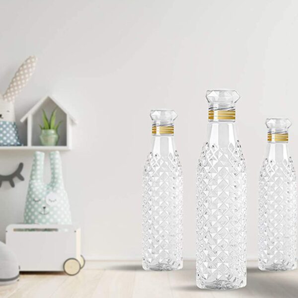 Dimond Cut Water Bottle used by kids - Front View by Nari Haat, Indian ethnic wear, women clothing, designer suit