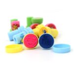 Stamp Set for Kids – 12 Pc Creative Stamp Pack for Play & Learning Activities - Fabric Detail by Nari Haat, Indian ...