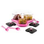 3 Pc Dining Set used as a cutlery set for serving food purposes - Closeup Embroidery by Nari Haat, Indian ethnic wear...