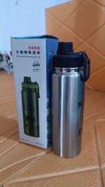 Vacuum Insulated Stainless Steel Bottle Stainless Steel (1000 ml / 1 Pc) - Full Detail by Nari Haat, Indian ethnic we...