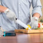 Level 5 Protection Cut Resistant Gloves (1 pair) - Sleeve Design by Nari Haat, Indian ethnic wear, women clothing, de...