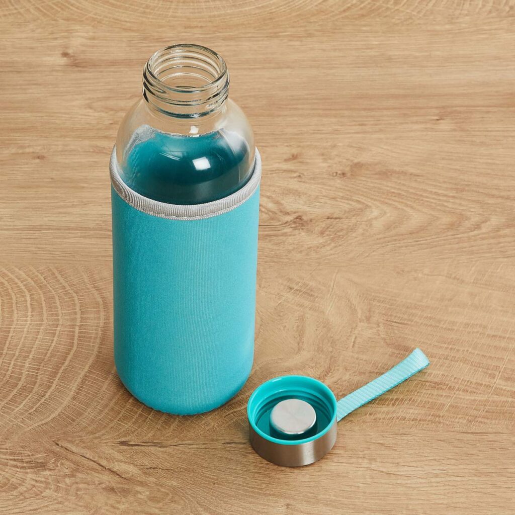 500ml Glass Water Bottle with Cover