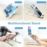 Metal Portable Laptop Stand – 6-Angle Adjustable Riser for Laptops, Phones & Tablets - Sleeve Design by Nari Haat, ...