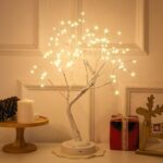108 LED Birch Fairy Lamp – 8 Modes, USB/Battery, Home Decor - Closeup Embroidery by Nari Haat, Indian ethnic wear, ...