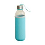 Glass Water Bottle (500 ml) With Cover - Back View by Nari Haat, Indian ethnic wear, women clothing, designer suit