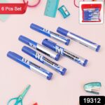 Premium Permanent Blue Marker Pen Set (6 Pcs Set) - With Dupatta by Nari Haat, Indian ethnic wear, women clothing, de...