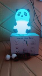 Panda 7-Color LED Silicone Touch Lamp (1 Pc) - Full Detail by Nari Haat, Indian ethnic wear, women clothing, designer...