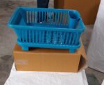 Plastic Sink Dish Drainer Drying Rack (With Brown Box) ( MOQ :- 3 Pc) - Fabric Detail by Nari Haat, Indian ethnic wea...
