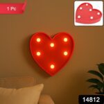Heart Shape LED Decorative Night Light (1 Pc) - With Dupatta by Nari Haat, Indian ethnic wear, women clothing, design...