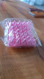 Scalp Massager Shampoo Brush Soft Silicone Hair Washing Comb with Handle - Full Detail by Nari Haat, Indian ethnic we...