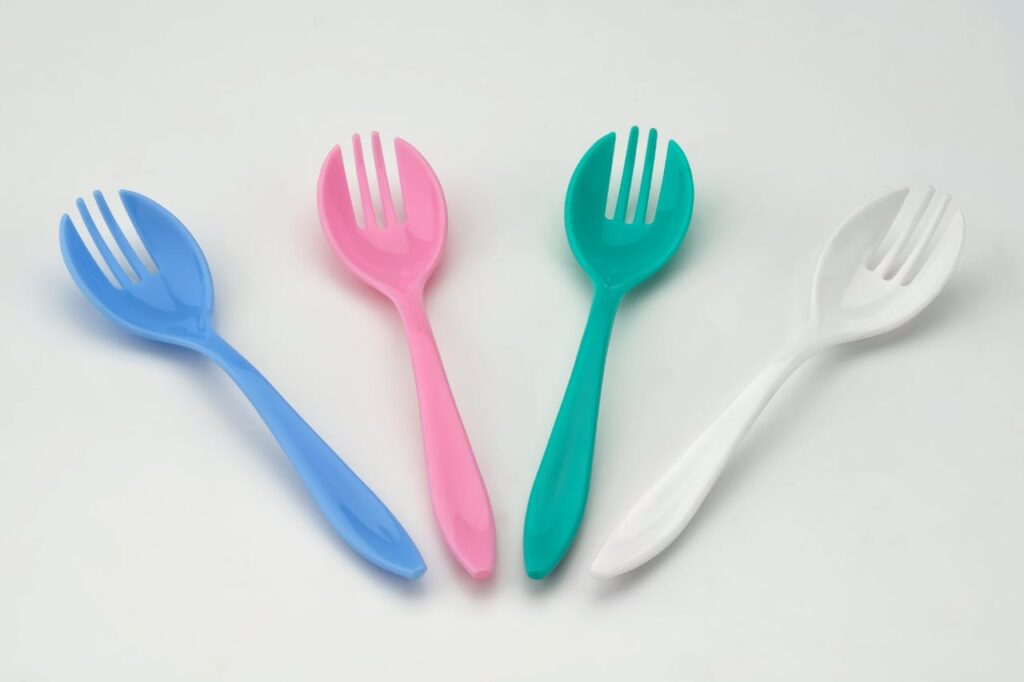 Pack of 10 Plastic Dinner Forks