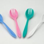Pack of 10 Plastic Dinner Forks