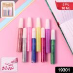 DIY Multi-Color Glitter Craft Glue Pen Set (10ML / 8 Pc) - With Dupatta by Nari Haat, Indian ethnic wear, women cloth...