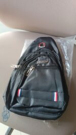 Multipurpose Crossbody Chest Bag for with USB Charging Port - Fabric Detail by Nari Haat, Indian ethnic wear, women c...