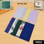 Multi-Color & Printed Disposable Food Wrapping Paper Set (20 Pc) - With Dupatta by Nari Haat, Indian ethnic wear, wom...