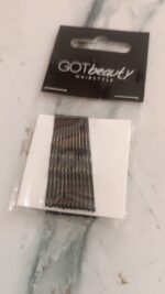 Premium Hair Bobby Pins Set 12pc - Fabric Detail by Nari Haat, Indian ethnic wear, women clothing, designer suit